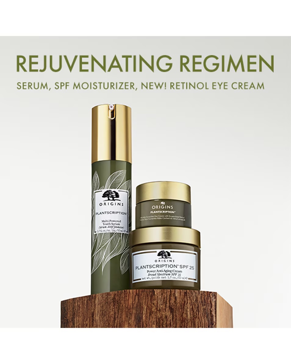 ORIGINS PLANTSCRIPTION™ GRUMBU KOREKCIJAS ACU KRĒMS AR INKAPSULOTU RETINOLU