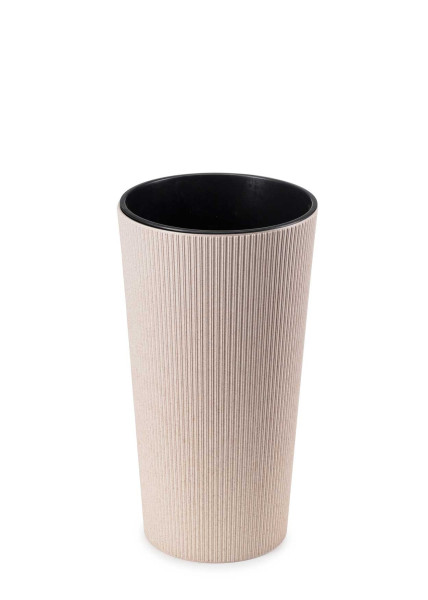 Donica Urbanika Wysoka ECO wood biały h46 cm