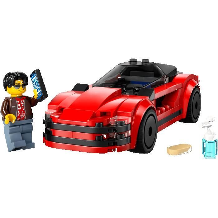 LEGO City 60448 Punainen urheiluauto Lahjat Lelut Keräilyesineet 5+