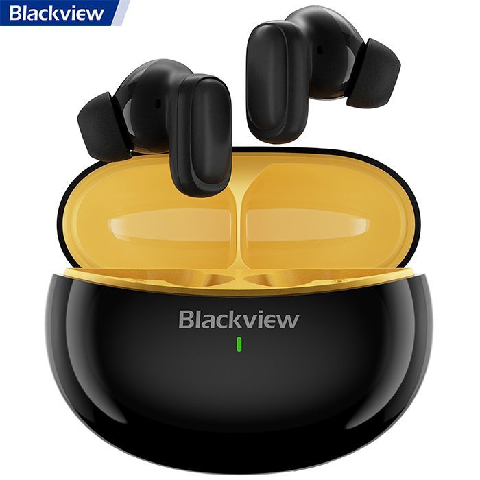 Blackview AirBuds 30 — IPX4 In-Ear Bluetooth Headphones, 400 mAh Charging Case — Black