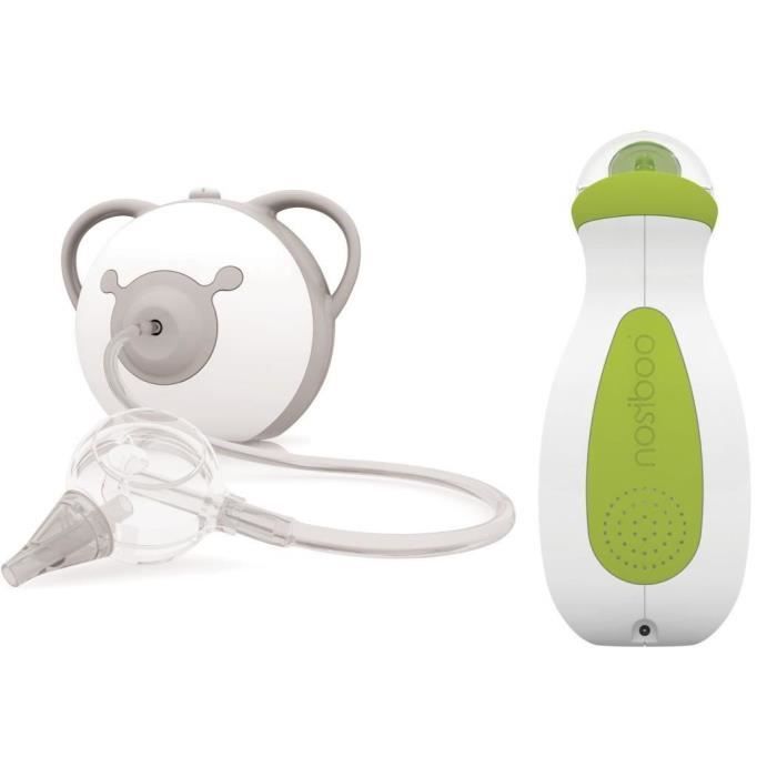 NOSIBOO Mouche bébé électrique gris + Go mouche bébé portable