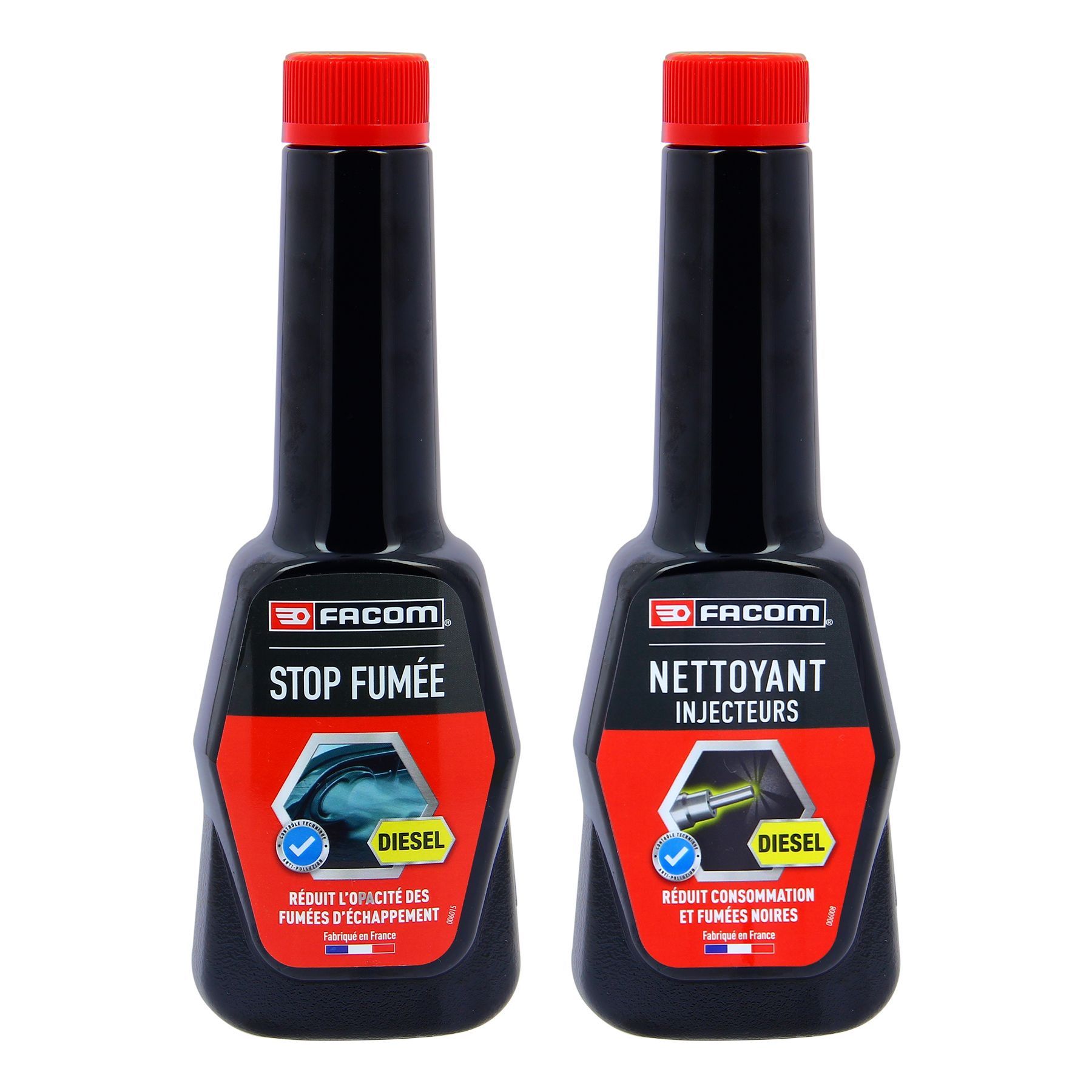 Additivo per kit di revisione motore diesel, 2 x 300 ml - FACOM - Detergente iniettori + trattamento olio