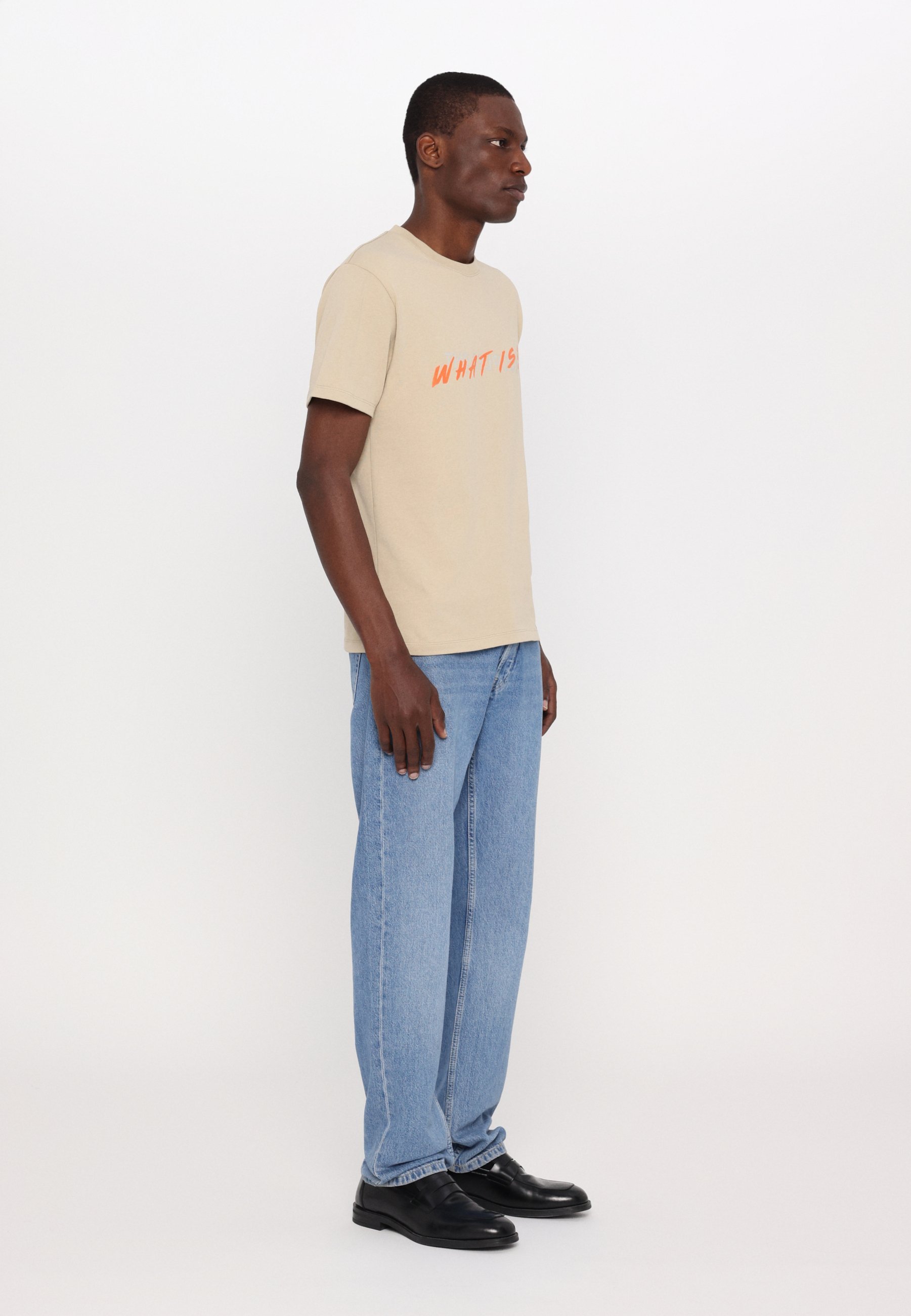 Het Kooples T-shirt met print - beige