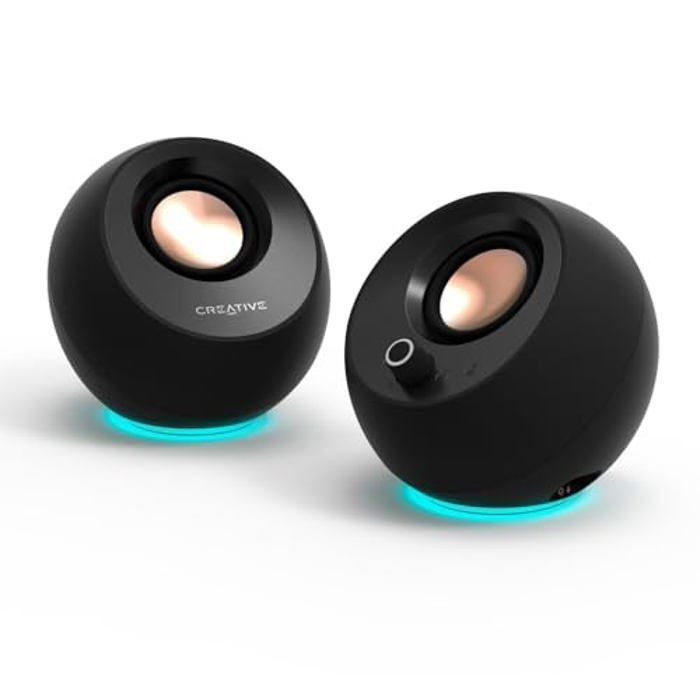 Computer speakers 2.0 - Creative - Pebble Pro - USB-C - Bluetooth 5.3 - Customizable RGB lighting