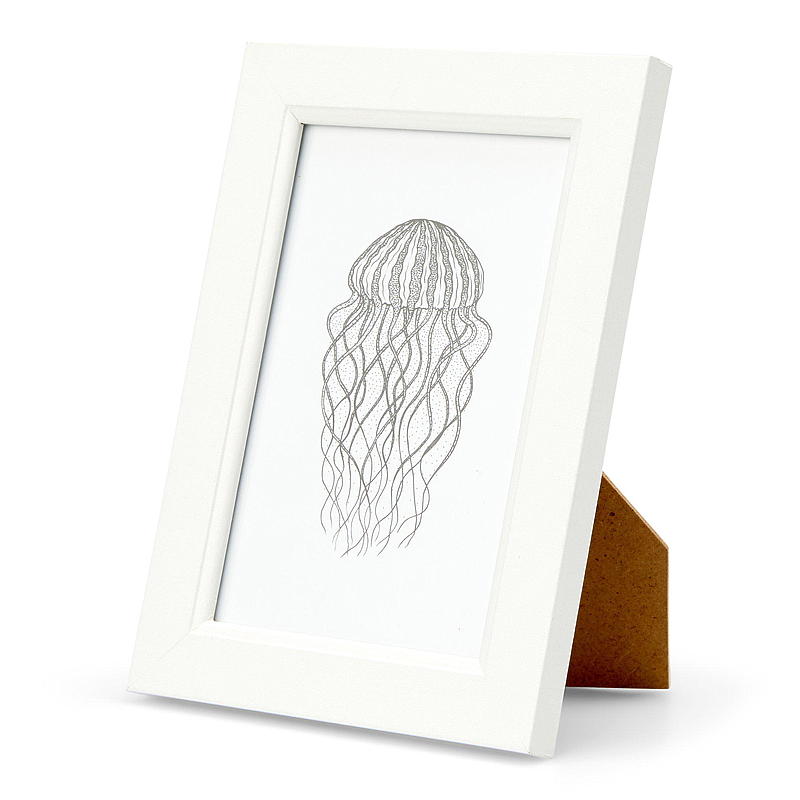 Cornice portaoggetti Tonje 10 x 15 cm, bianca
