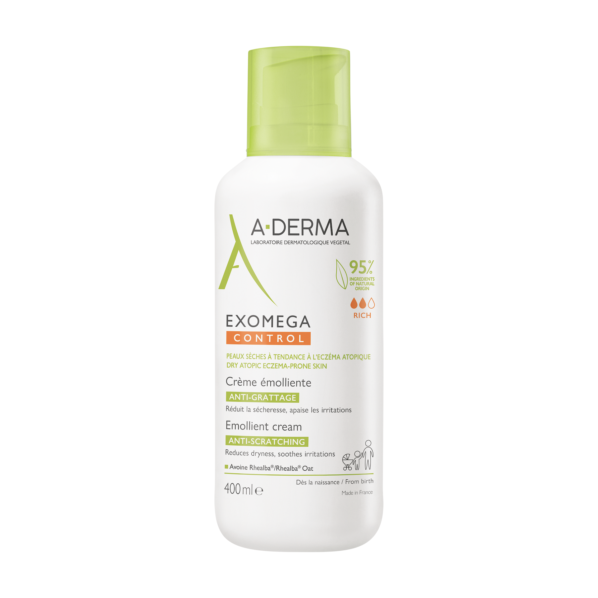 Cremă Exomega Control 400 ml - A-Derma