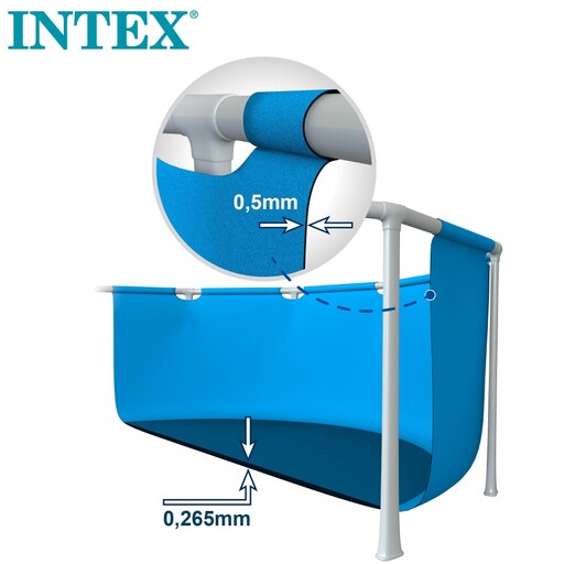 Piscina Tubular Redonda Intex Beachside