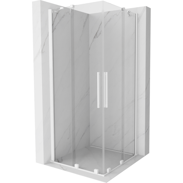 Kabina prysznicowa rozsuwana Mexen Velar 80x80 transparent