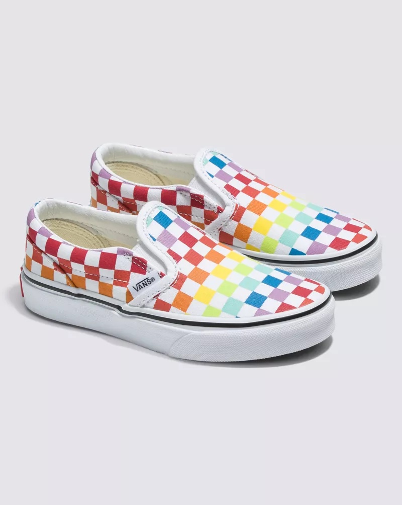 Kids Classic Slip-On Checkerboard Shoe