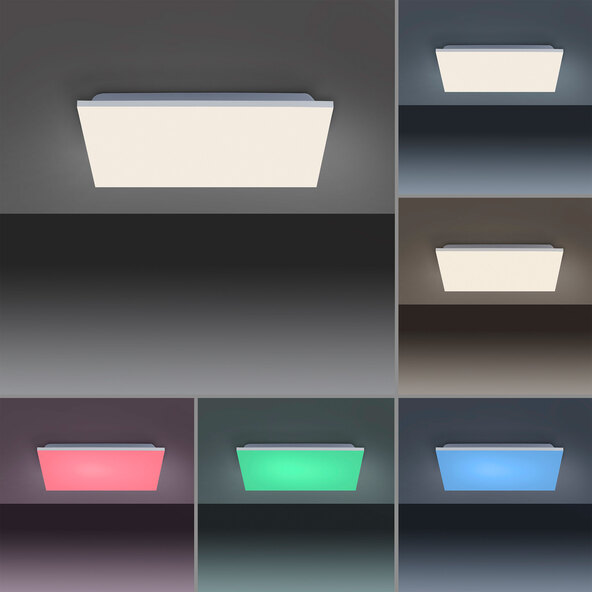 Lampă de tavan LED Yukon, 24 W, 2.750 lm, 45 x 45 cm