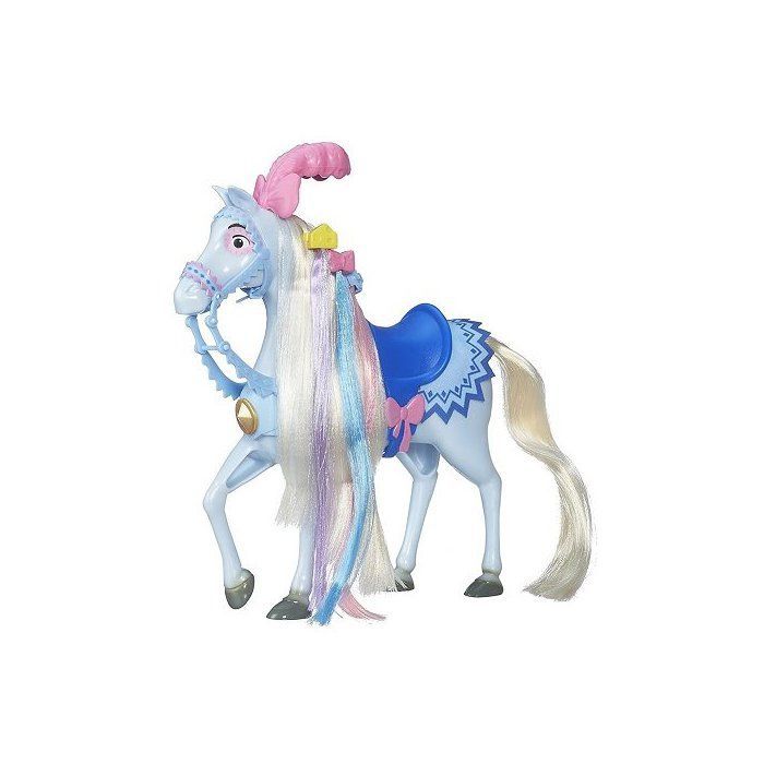 Coffret Major Cheval de Princesse Cendrillon - Hauteur 30 Cm + Accessoires - Compatible Poupée mannequin 30 Cm -