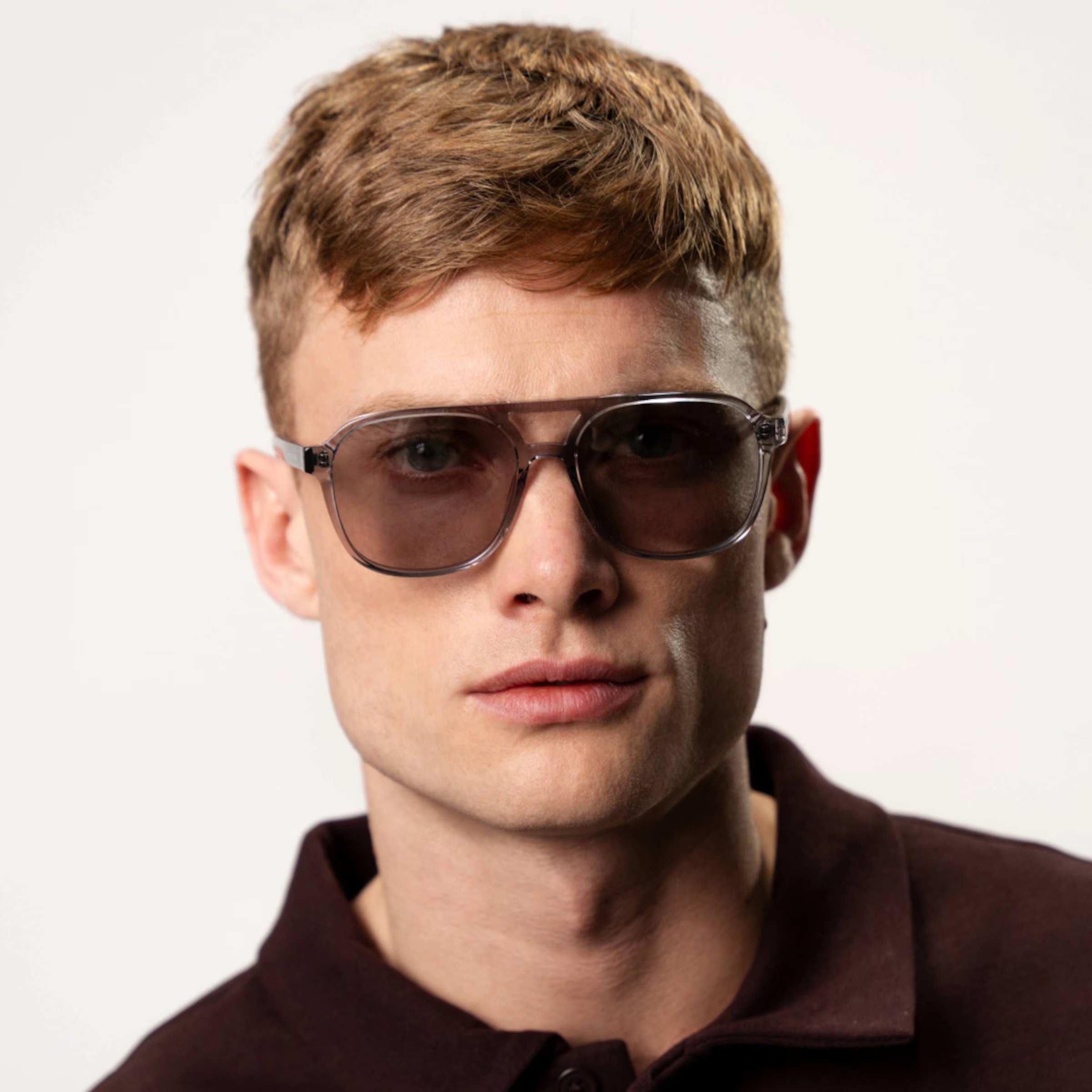 Zurich Oversize Gris Transparent