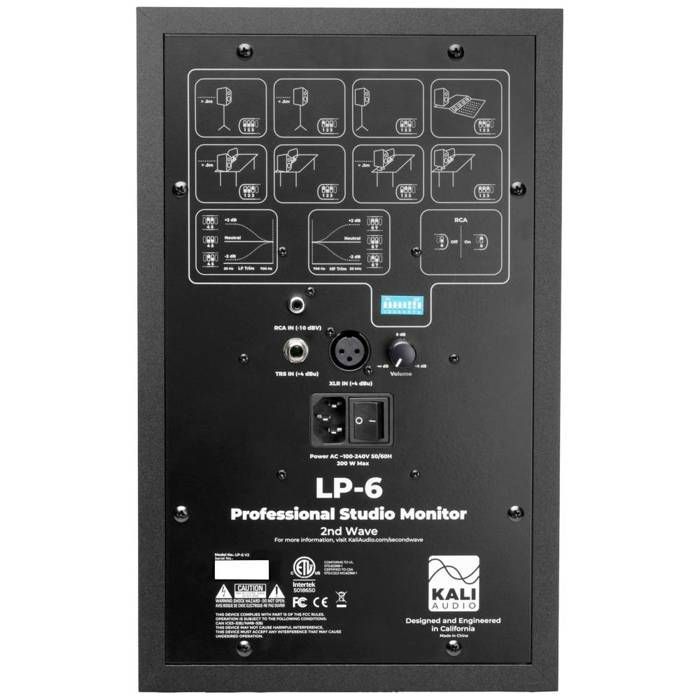 Kali Audio LP-6 2nd Wave -aktiivimonitorikaiutin 16,51 cm 6,5 tuumaa 40 W 1 kpl