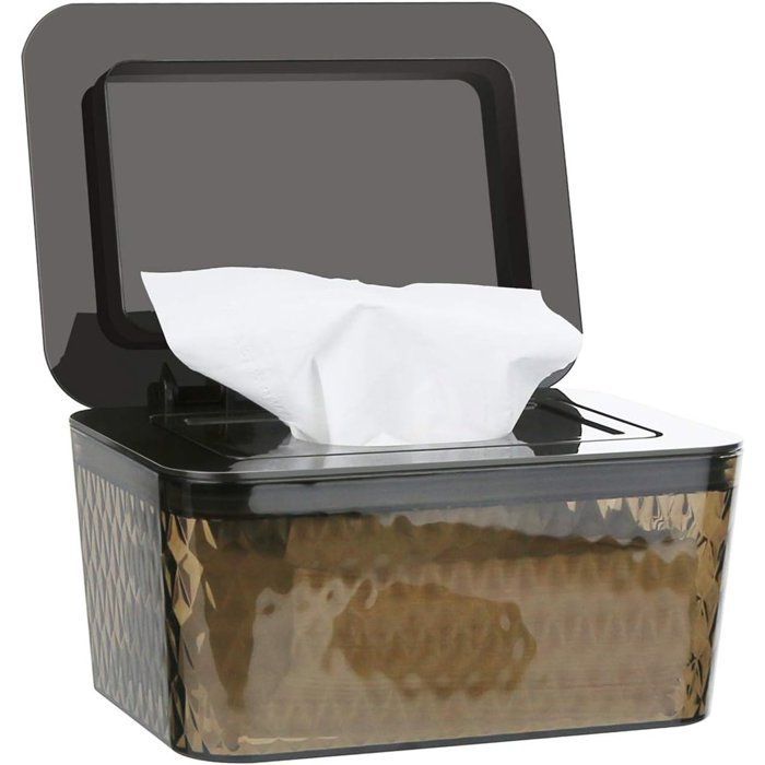 Wet wipes box - With lid - Refillable and dustproof wet wipes box - Suitable for babies and
