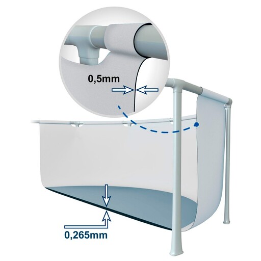 Intex Gama Prisma Frame apaļais virszemes baseins, 305x76 cm