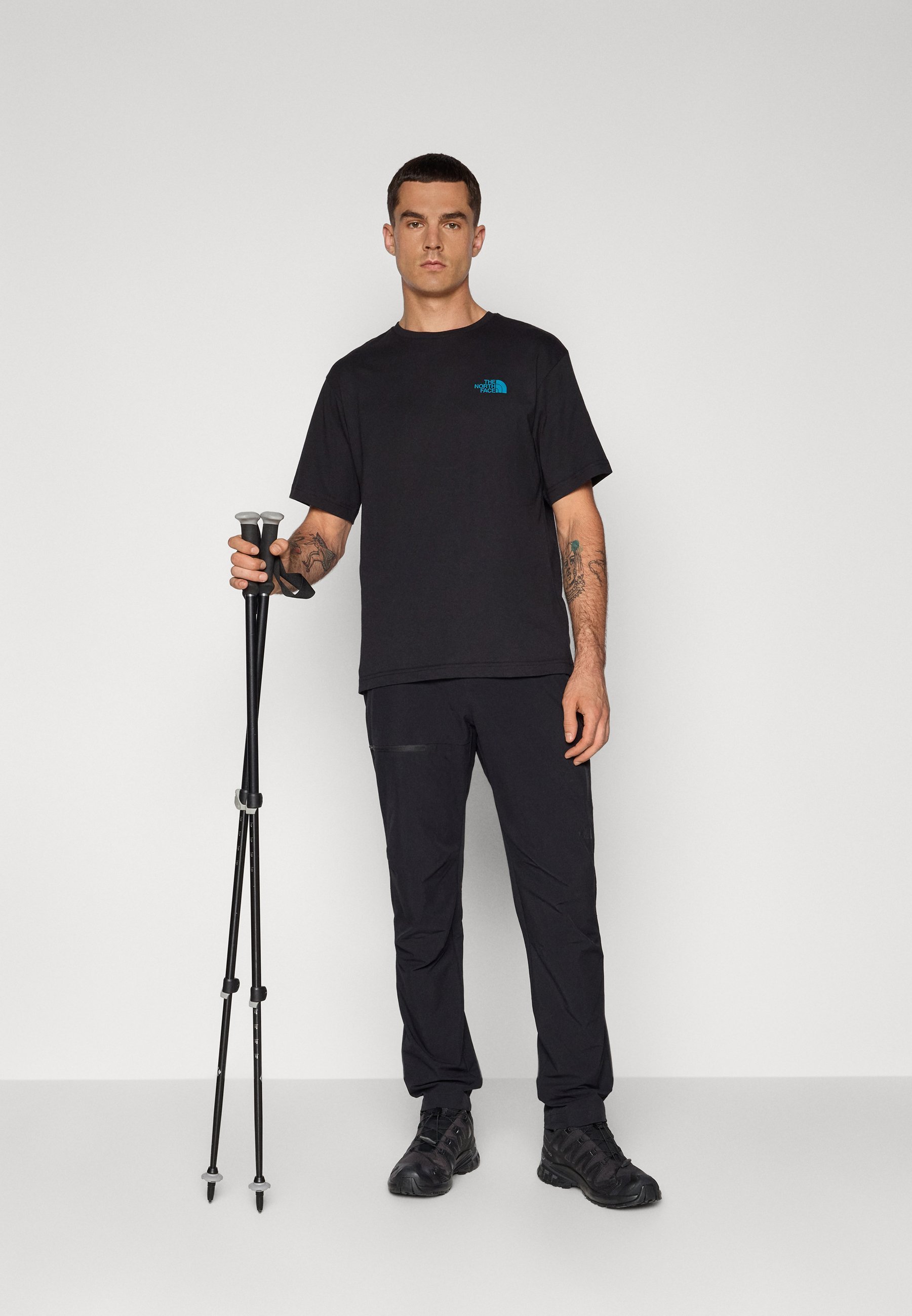 T-shirt The North Face NSE SLOPES RELAXED UNISEXE - Imprimé - Noir