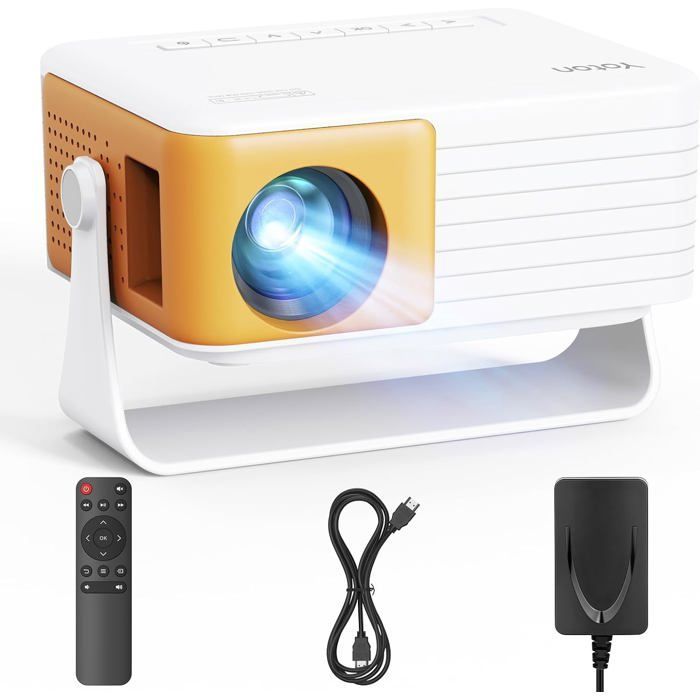 Mini videoproiettore portatile - ZOKKO - Risoluzione nativa 720P - Luminosità 6500 lumen - Tecnologia LCD 3.0