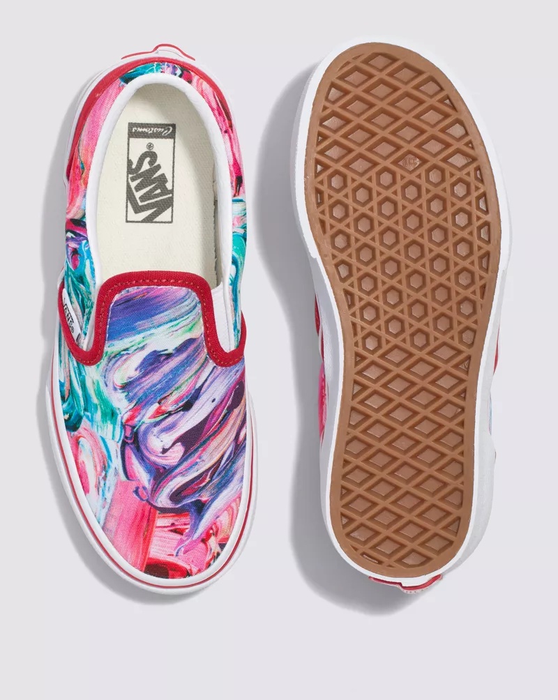 Customs Kids Brush Strokes Slip-On