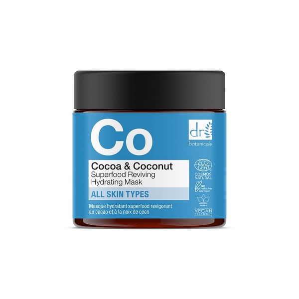 Hydratačná maska Dr. Botanicals s kakaom a kokosom 60 ml