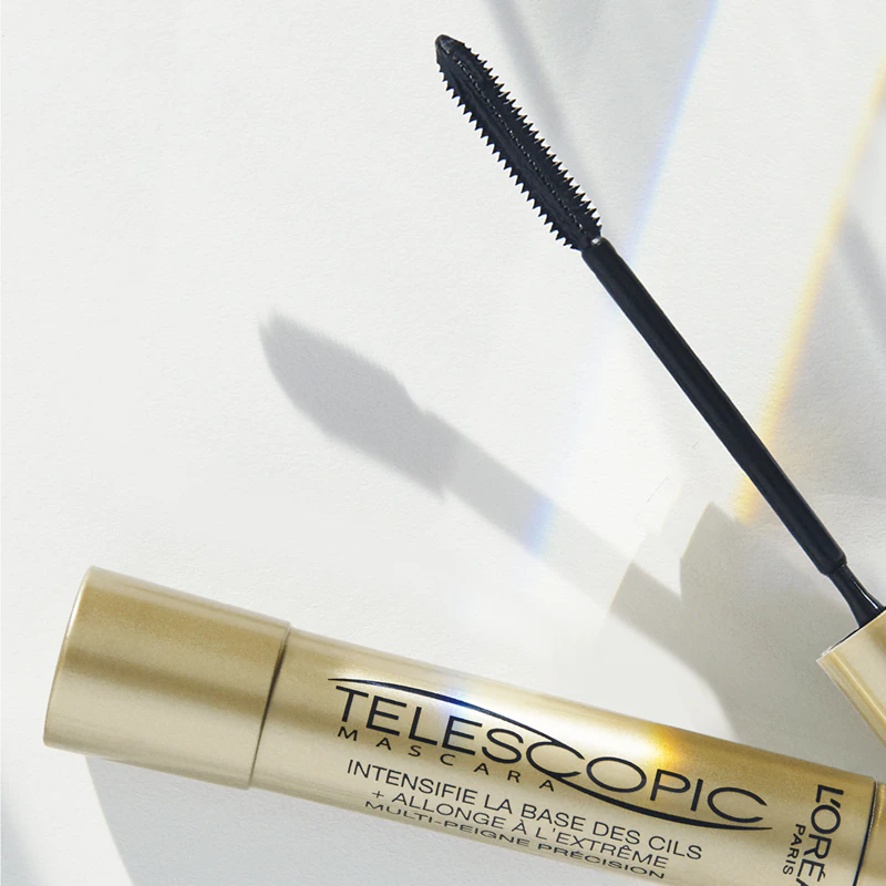 Máscara Telescopic da L'Oréal Paris que alonga e dá volume aos cílios.