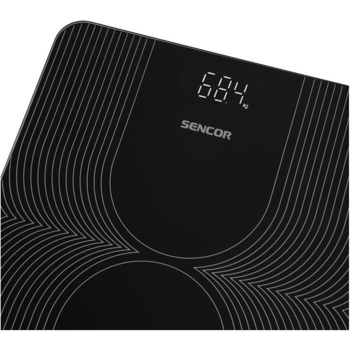 Balanza de baño - Sencor - SBS 2476BK