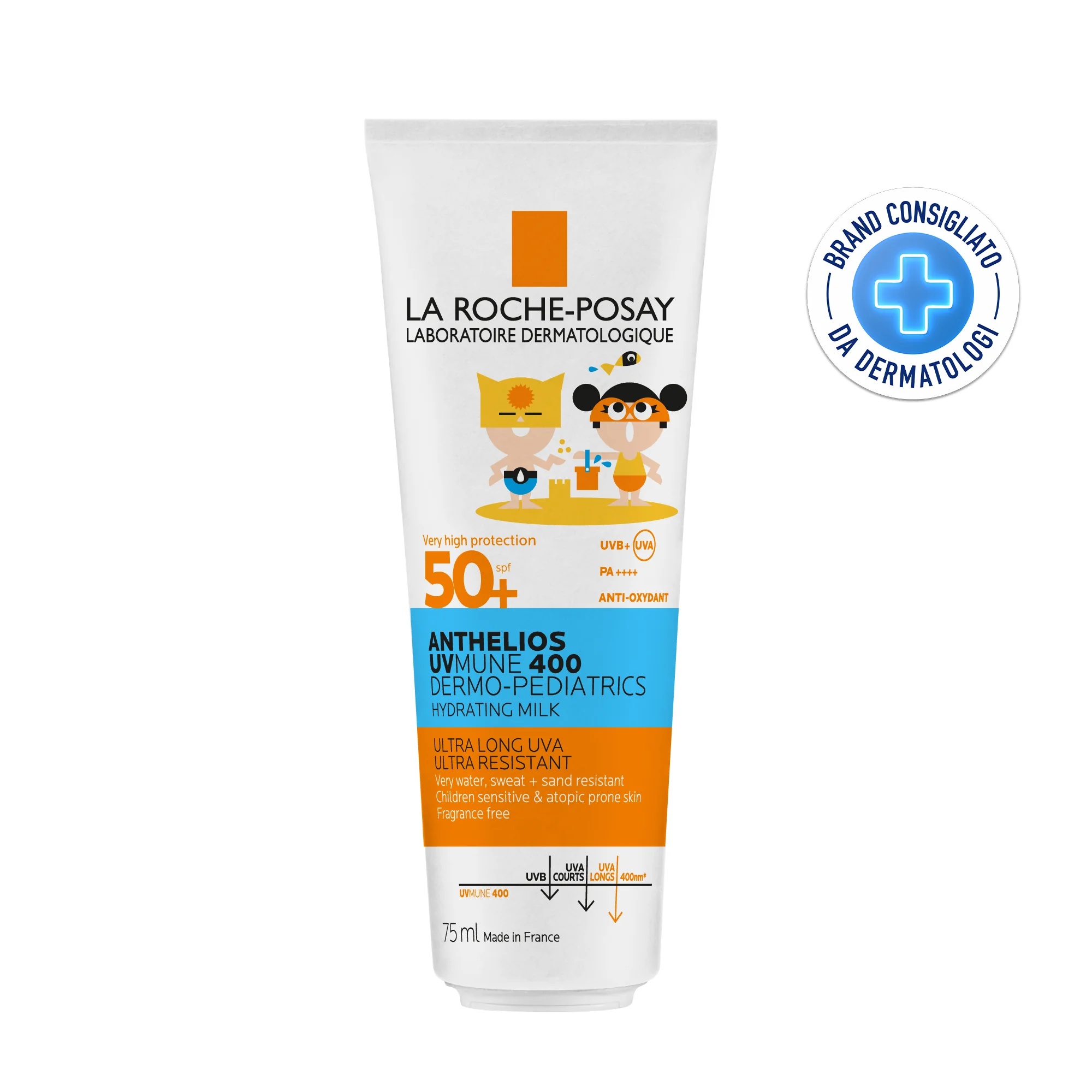 LA ROCHE POSAY La Roche Posay Anthelios Loción protectora solar para niños mayores de 50 años 75 ml Protección solar para pieles sensibles
