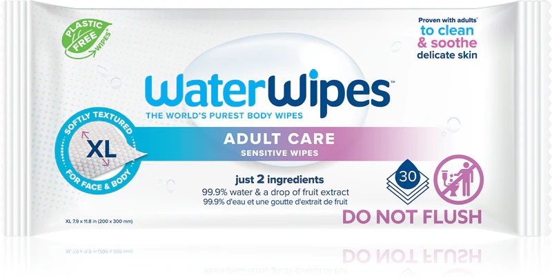 „WaterWipes Adult Care“ drėgnos servetėlės suaugusiesiems