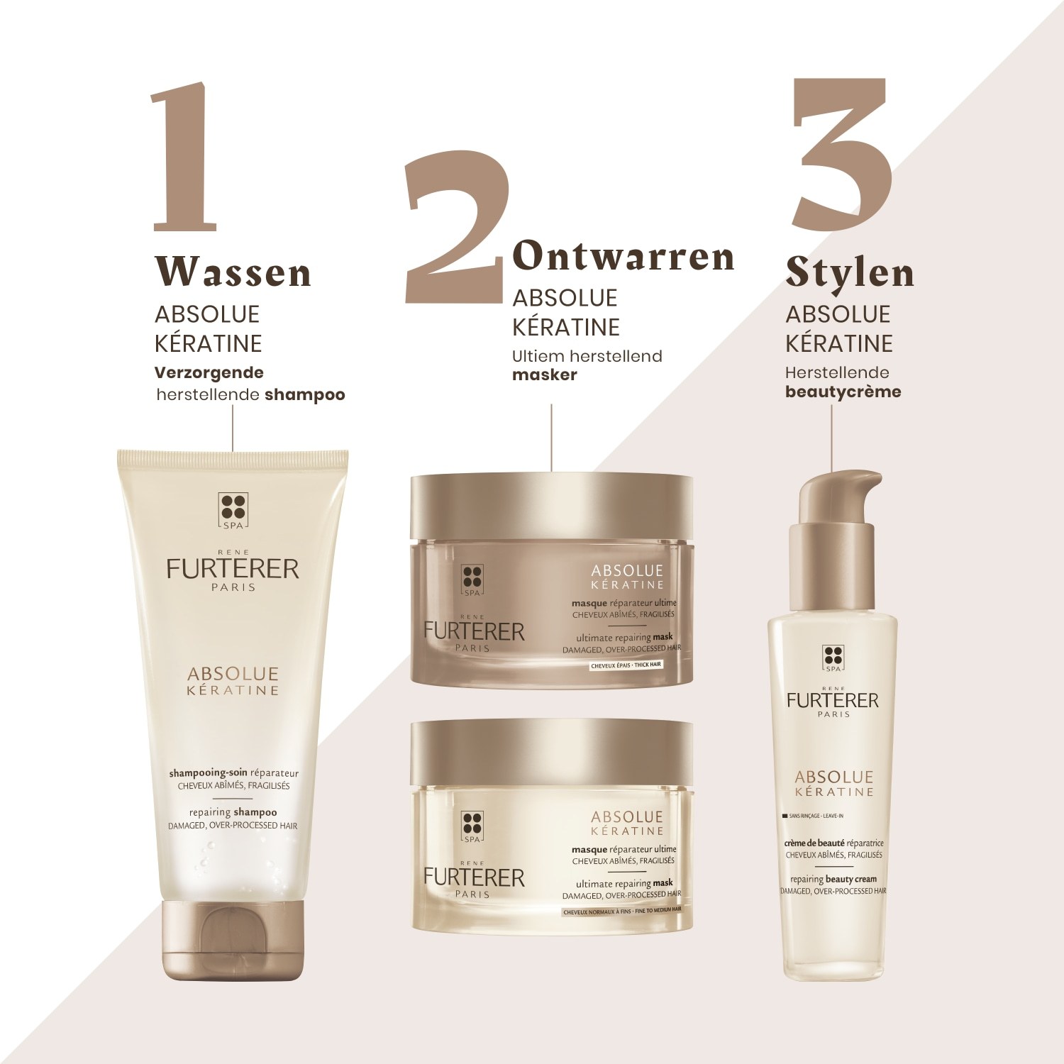 René Furterer Haarcreme Absolue Kératine Repairing Beauty Cream – 100 ml