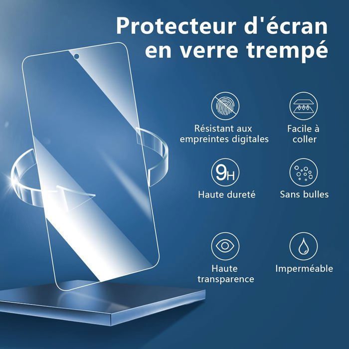 TECHTA 3-pack gehard glazen schermbeschermers voor Xiaomi Redmi 15 4G/5G, POCO M7 4G, M7 Plus 5G – 9H hardheid, krasbestendig, bubbelvrij