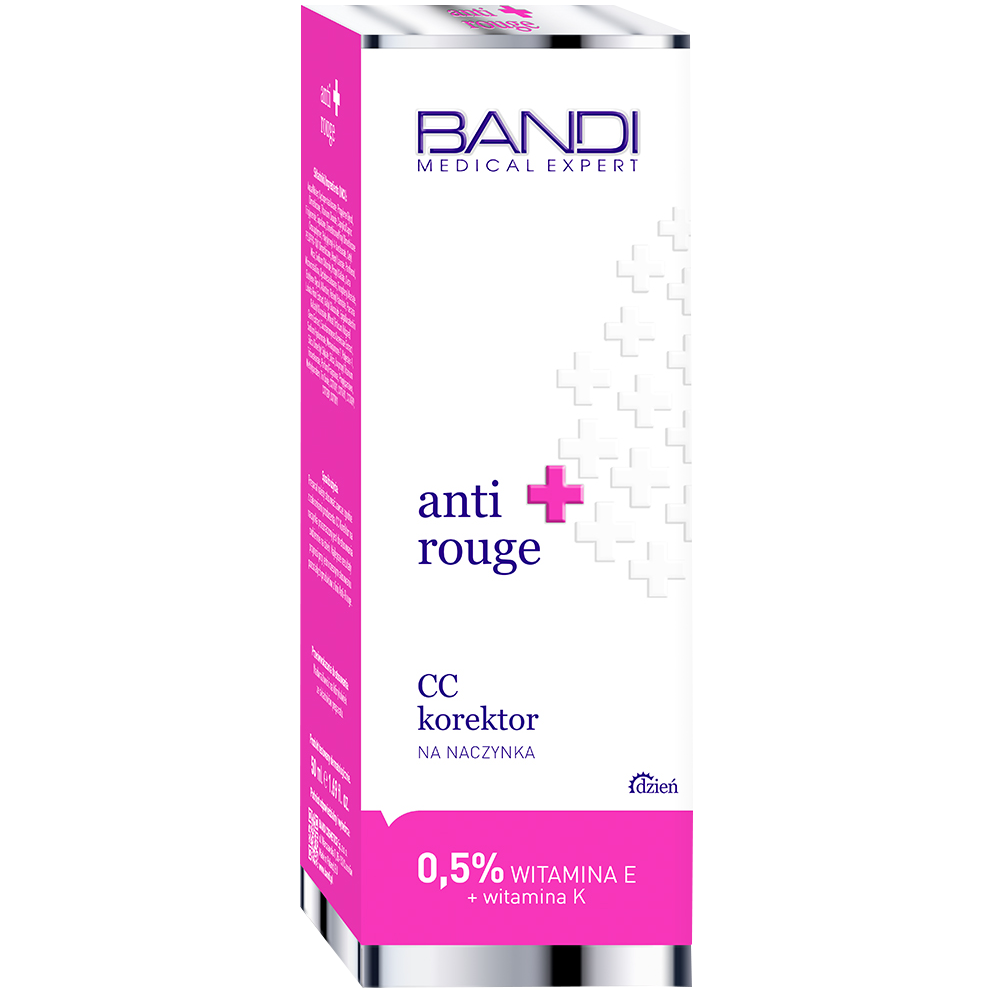 Bandi ansiktsconcealer för kapillärer 50ml Anti Rouge