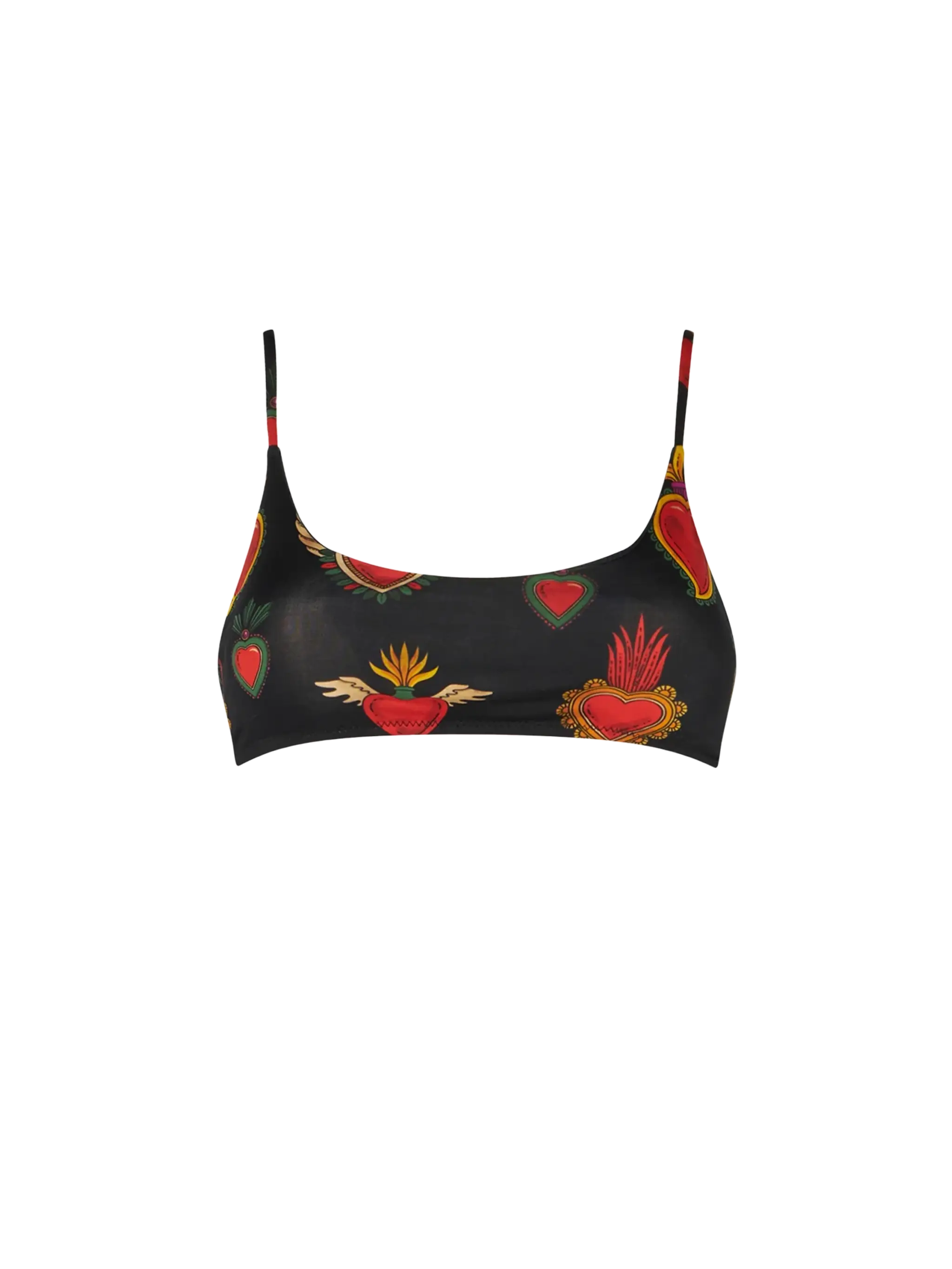 Bralette met print van het Heilig Hart
