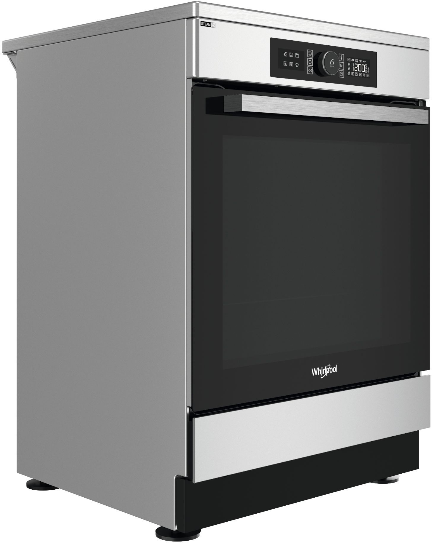 Placa de inducción - WHIRLPOOL - WS68IB8ACX/FR/1 - 4 quemadores - 2900 W - 60 cm de ancho - Acero inoxidable