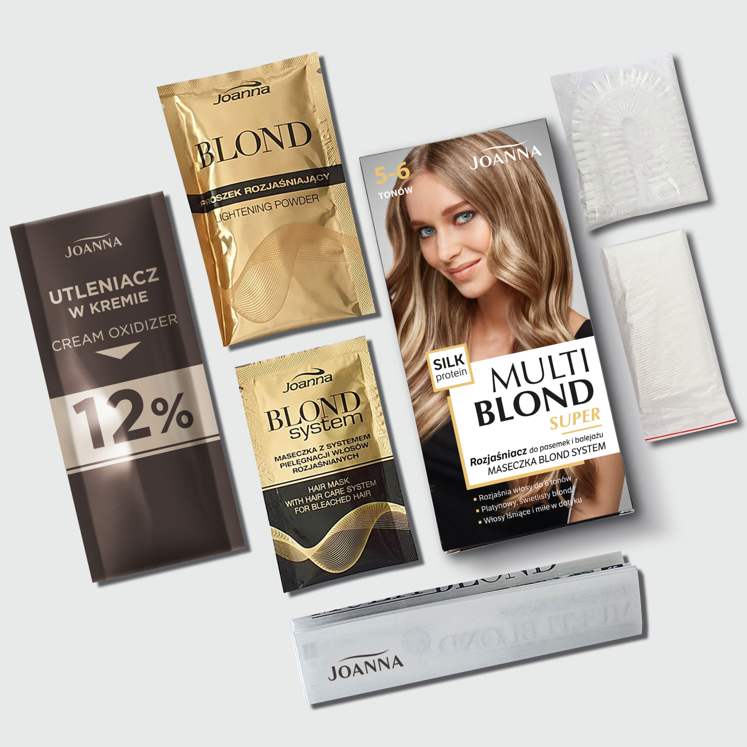 Joanna Blond Intensiv 5-6-toners lysnende hår for striper og balayage
