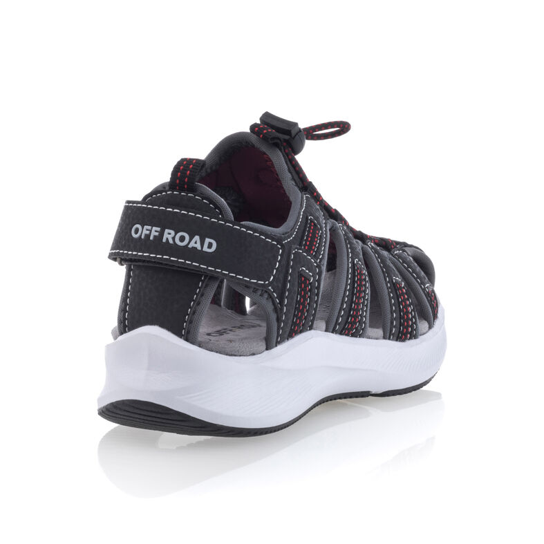 Sandalias negras para niño / Zapatos de punta abierta