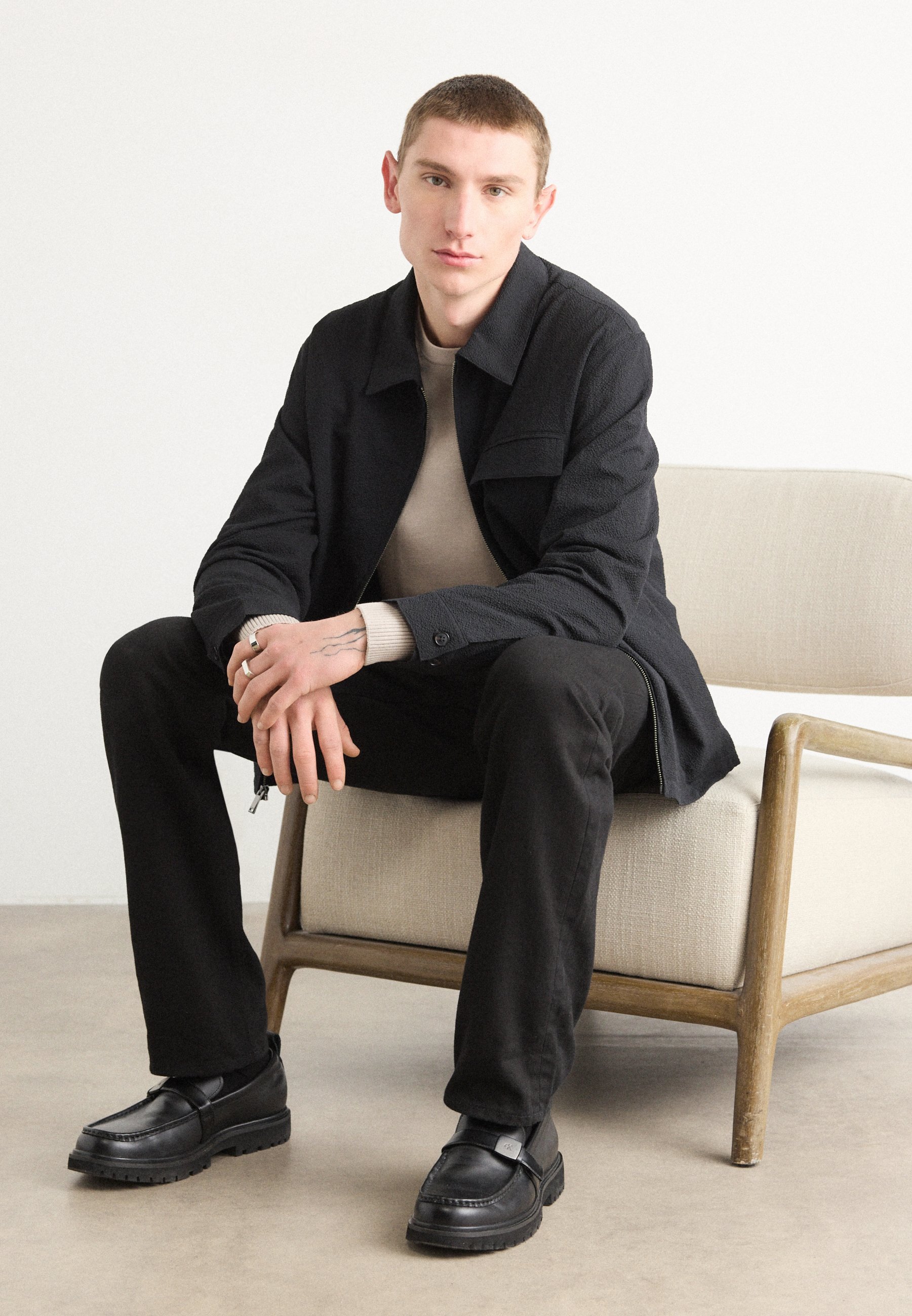 Veste-chemise Calvin Klein - Veste légère - noire
