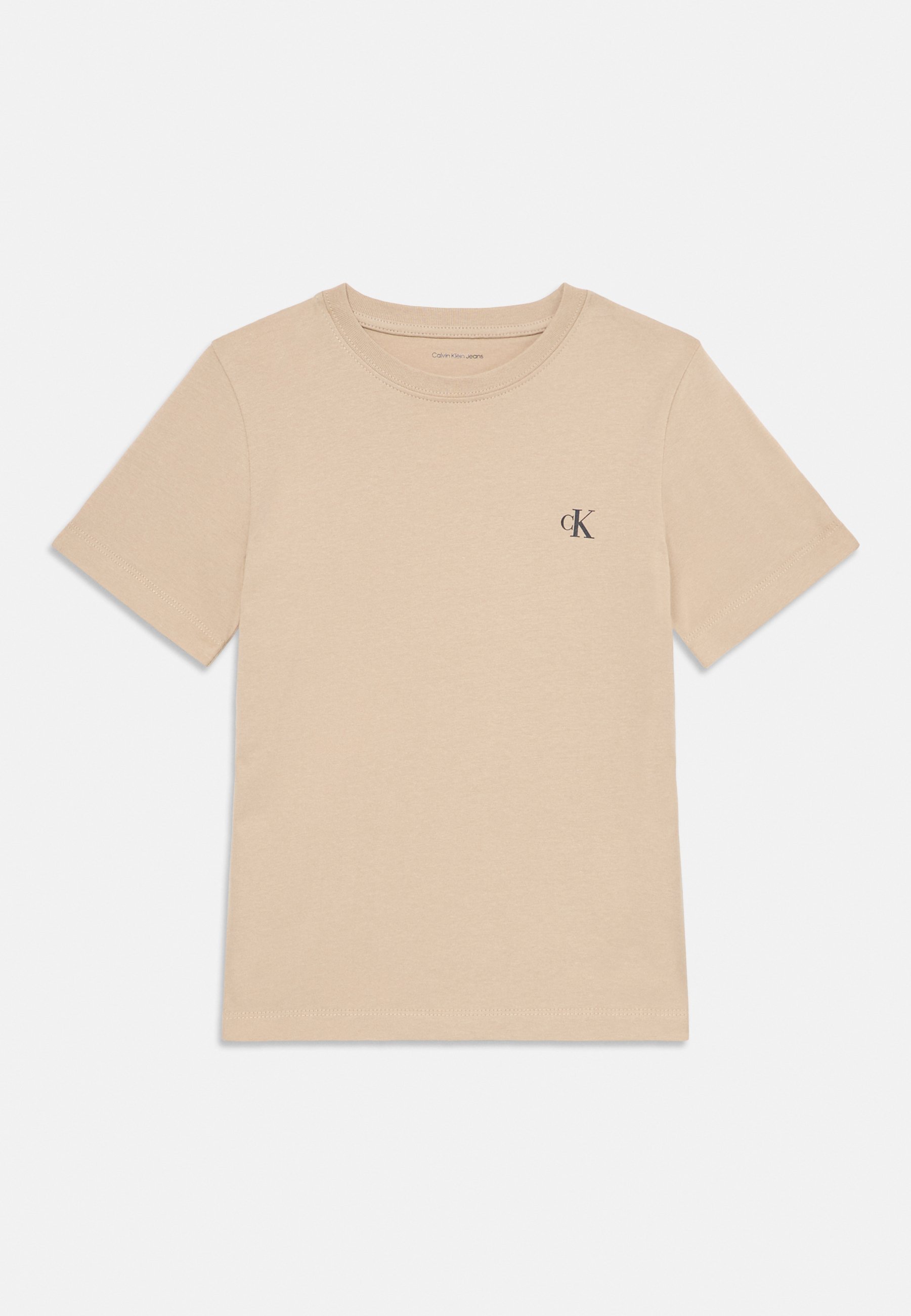 Calvin Klein Jeans MONOGRAM UNISEX 2-PACK - Basic T-shirt - safari/whitecap grijs