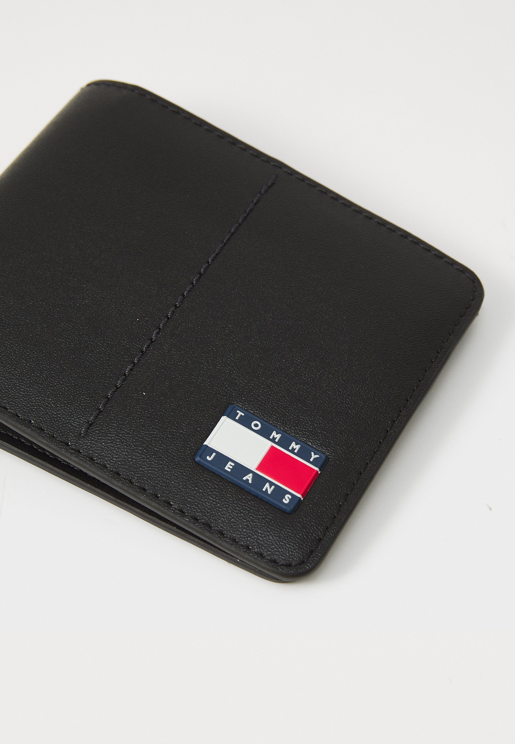 Tommy Jeans HERITAGE WALLET - Portemonnee - zwart