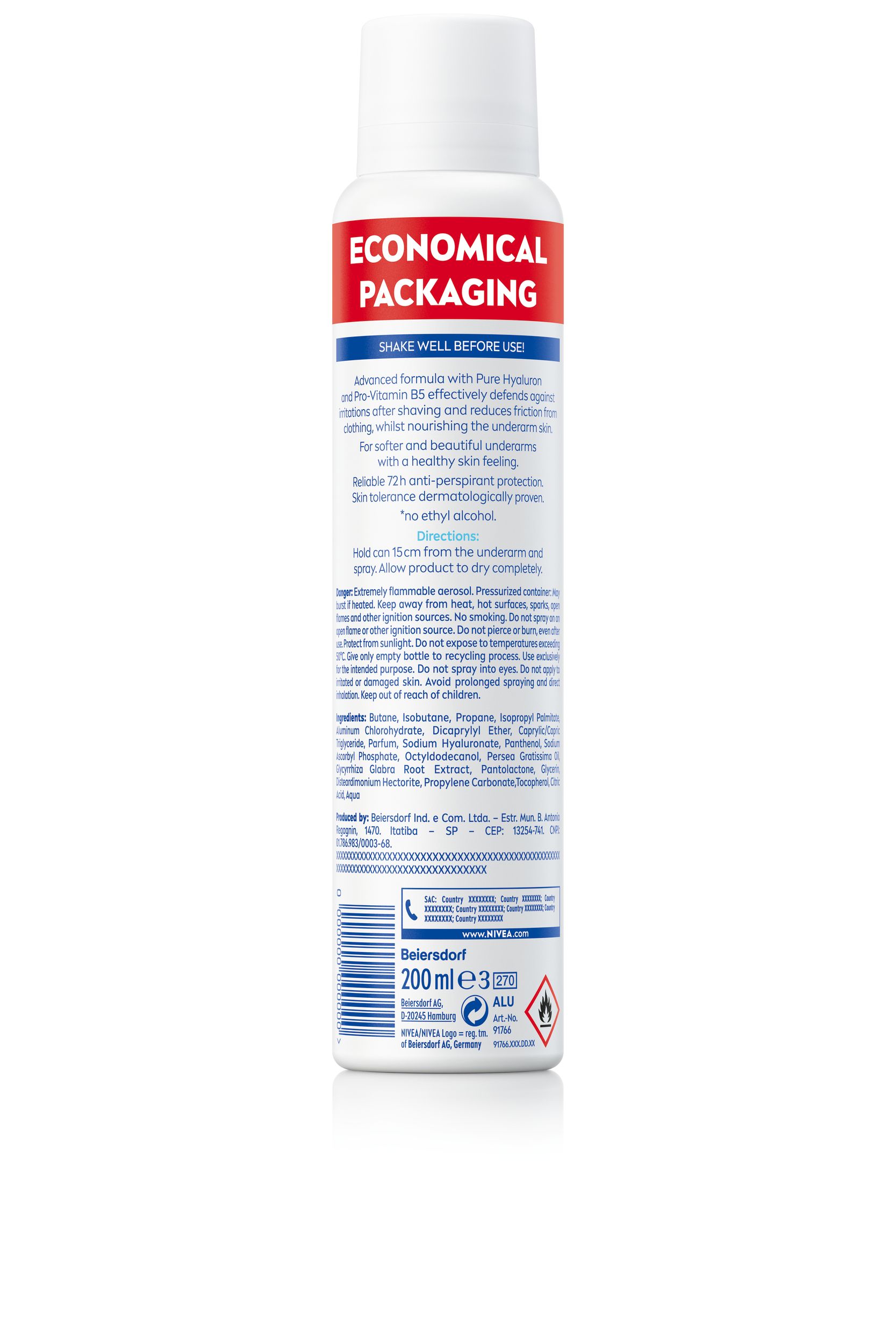 Derma Control Defend dezodorants aerosols Dezodoranti aerosoli