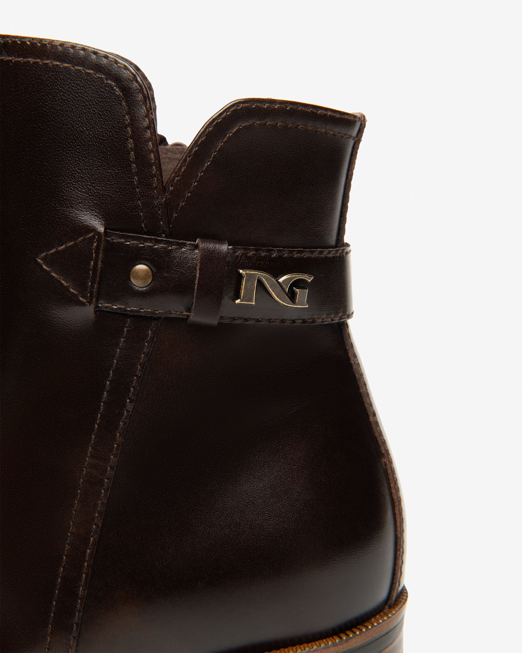  Damen-Ankle-Boots aus Leder