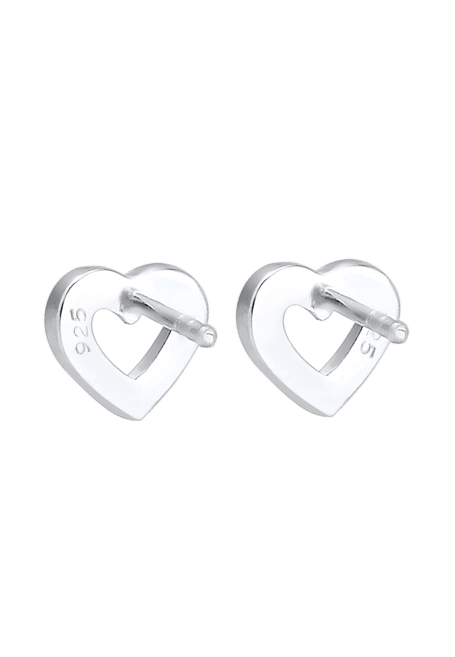 Elli Amour Coeur Femme Argent (925/1000) Cristaux