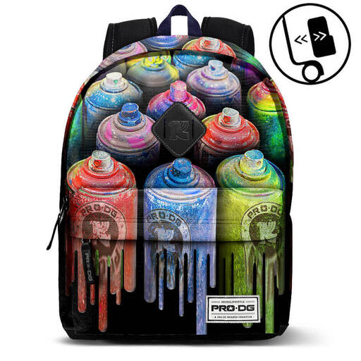  Prodg Colors Freestyle ležerni ruksak, 42 cm, 21 litra, crni