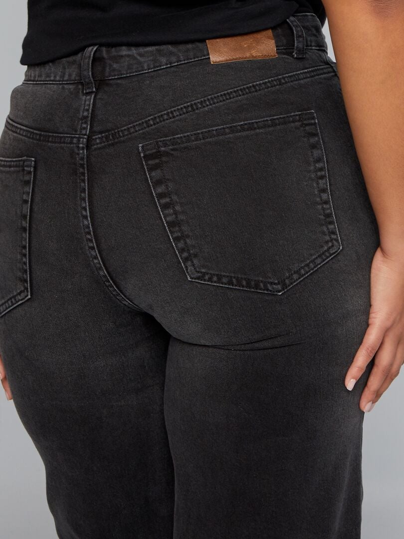 Pantalones vaqueros de pierna ancha - GRIS