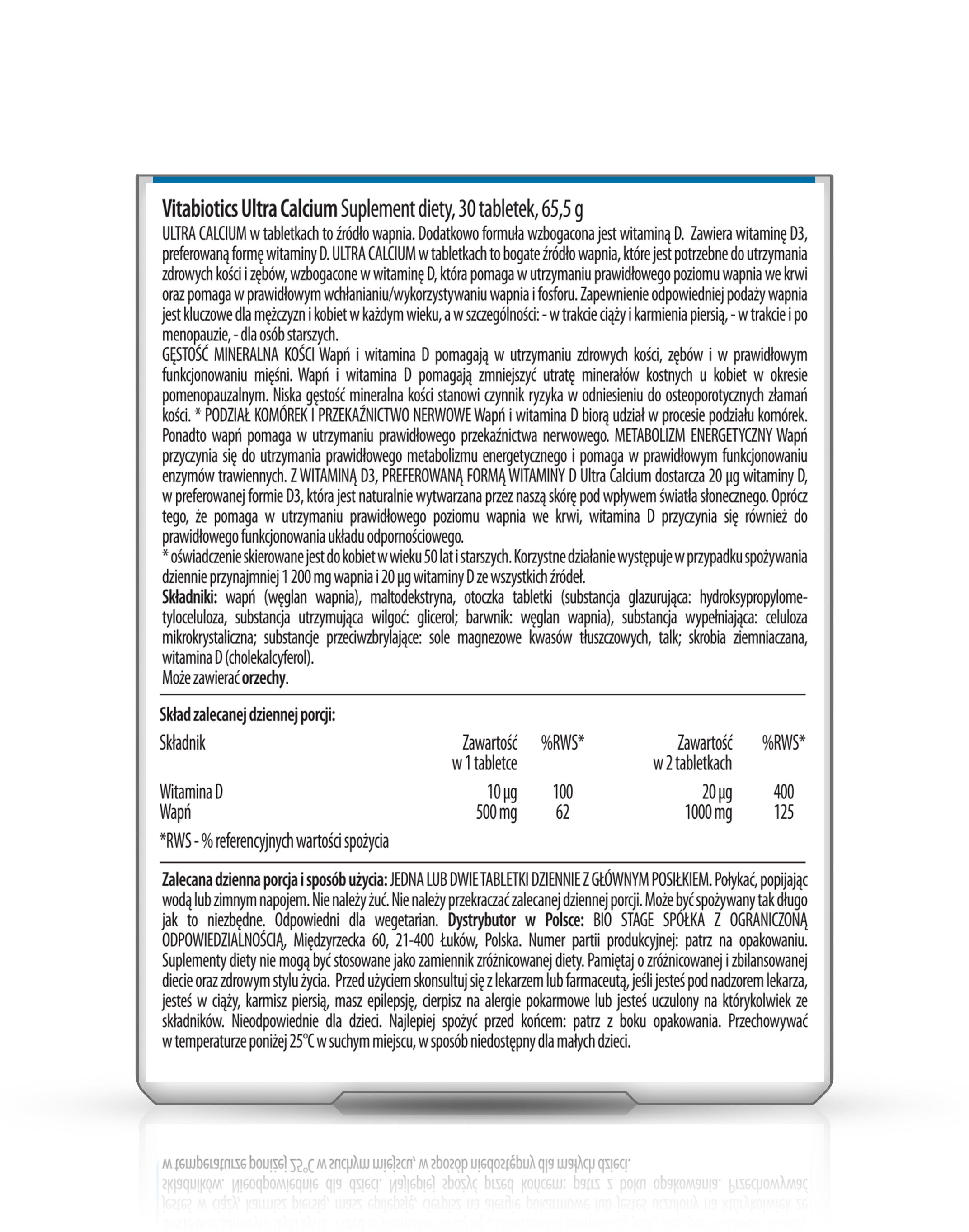 Vitabiotics Ultra Kalsium + D-vitamiini