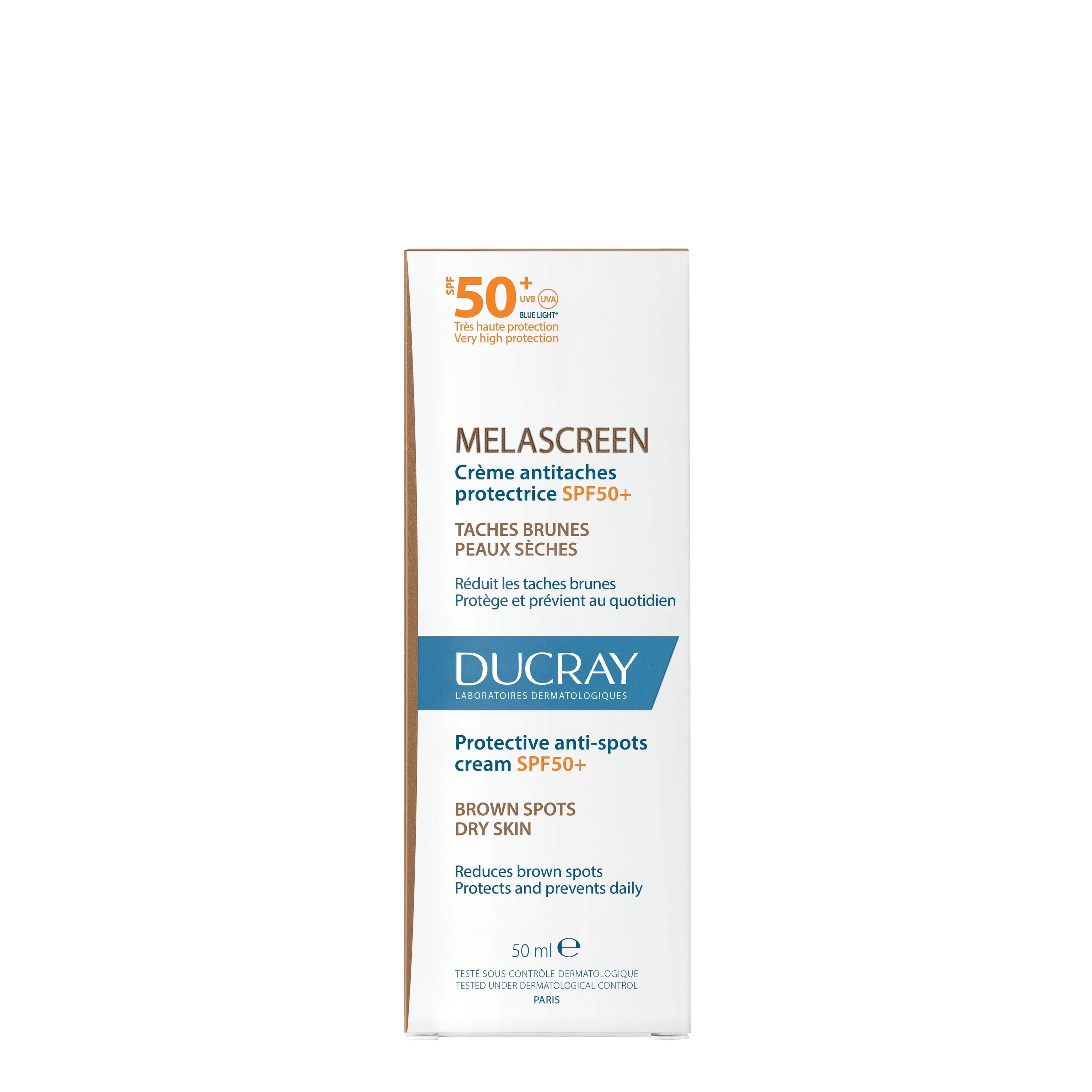 Melascreen Crema anti-macchie protettiva SPF50+ - Crema viso giorno antimacchie, Trattamenti Protettivi, Solare viso alta prot.