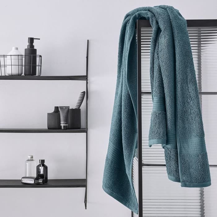 Toalla de baño maxi TODAY 90x150 cm 100% algodón - Pavo real