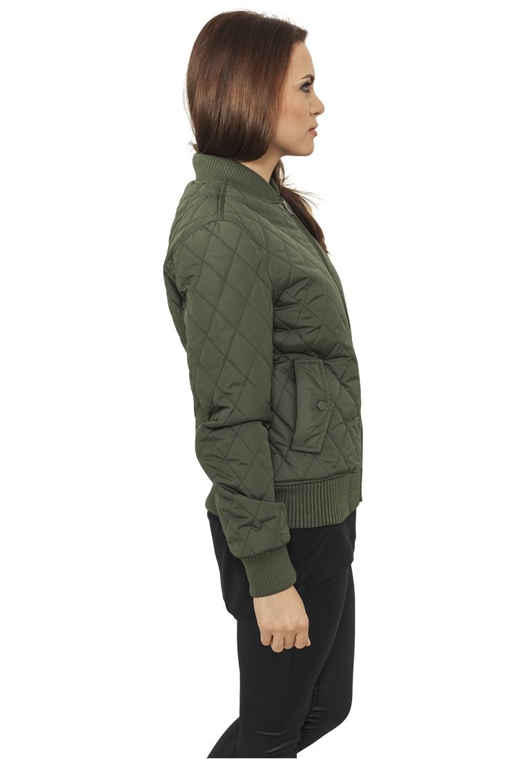Giacca bomber Urban Classics - verde oliva