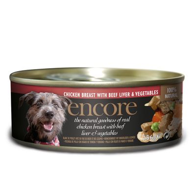 Encore Dog Dosen-Sparpackung 48 x 156 g