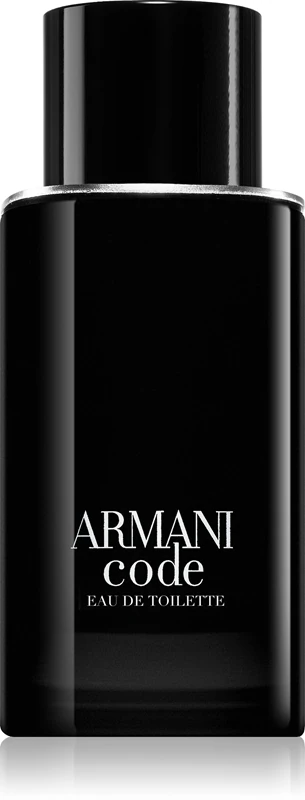 Frasco recarregável de eau de toilette Armani Code para homens