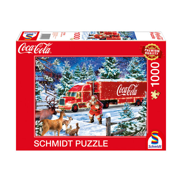 Puzzle Coca Cola® Christmas-Truck, 1.000 Teile