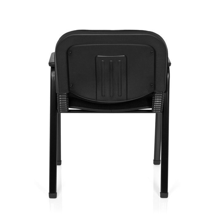 Stoel met vier poten - hjh OFFICE - XT 650 - Zwart - Stof